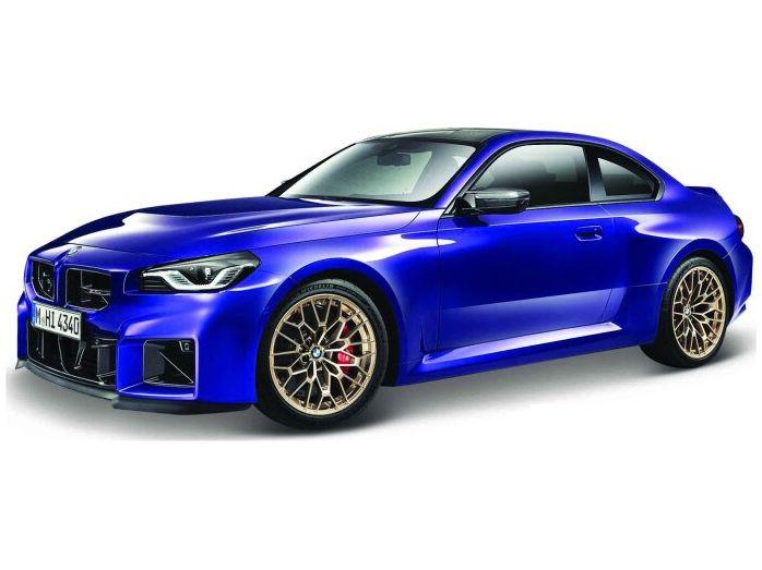 BMW M2 CS 2026 Blue 1:43 Scale Bburago Diecast Model Motorcycle-Bburago-Diecast Model Centre