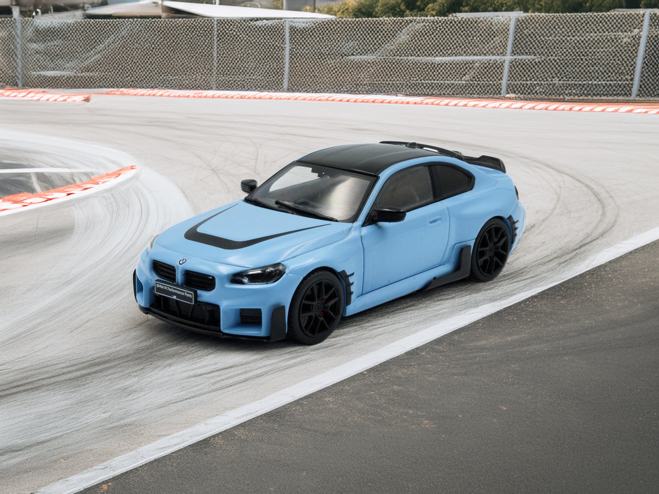 BMW M2 (G87) M Performance 2023 Zandvoort Blue 1:43 Scale Solido Diecast Model