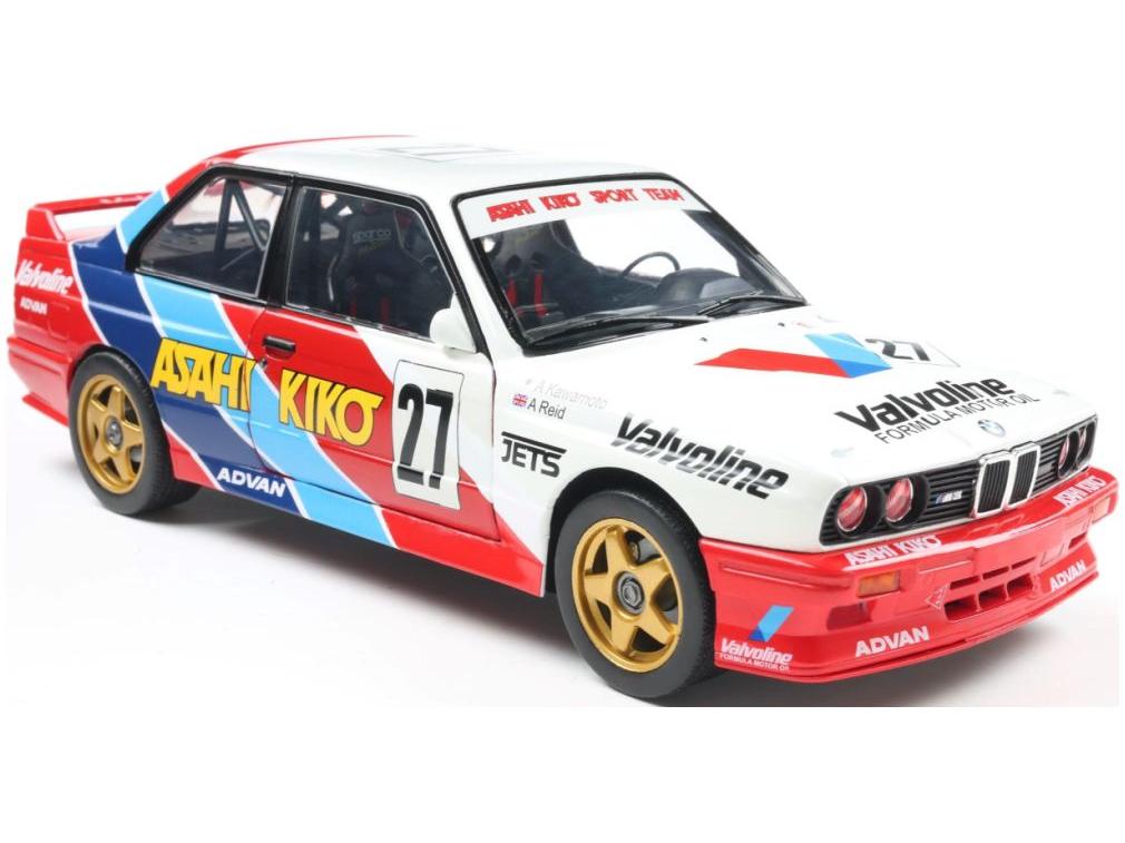 BMW M3 #27 Kawamoto/Reid JTCC 1986 1:18 Scale Solido Diecast Model Car-Solido-Diecast Model Centre