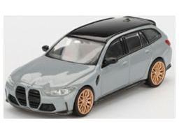 BMW M3 Competition Touring Brooklyn Grey (LHD) 1:64 Scale MINI GT Diecast Model-MINI GT-Diecast Model Centre