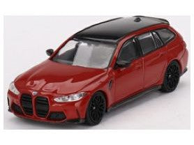 BMW M3 Competition Touring (G81) Toronto Red Metallic - 1:64 Scale Diecast Model Car-MINI GT-Diecast Model Centre