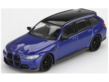 BMW M3 Competition Touring Portimao Blue Metallic (LHD) 1:64 Scale Diecast Model Car – MINI GT-MINI GT-Diecast Model Centre