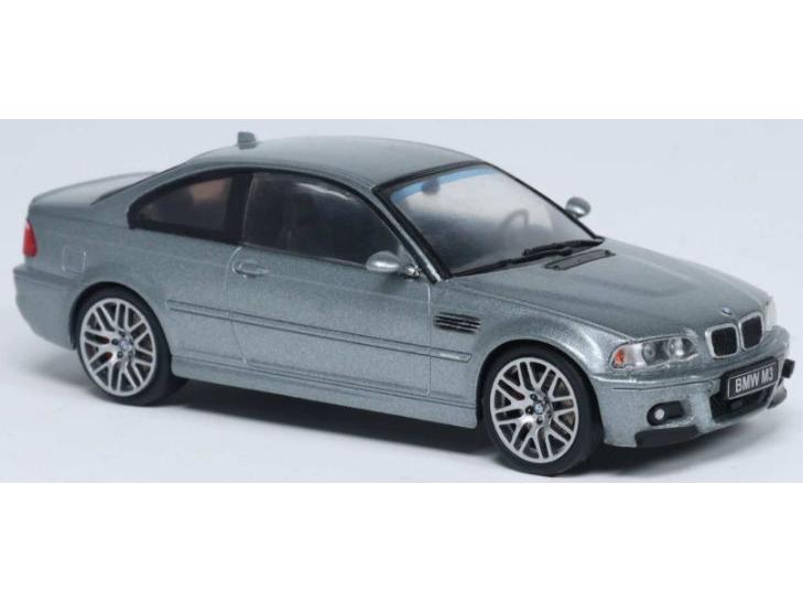 BMW M3 Coupe Silver Grey Metallic 2000 1:43 Scale Diecast Model Car – Solido-Solido-Diecast Model Centre