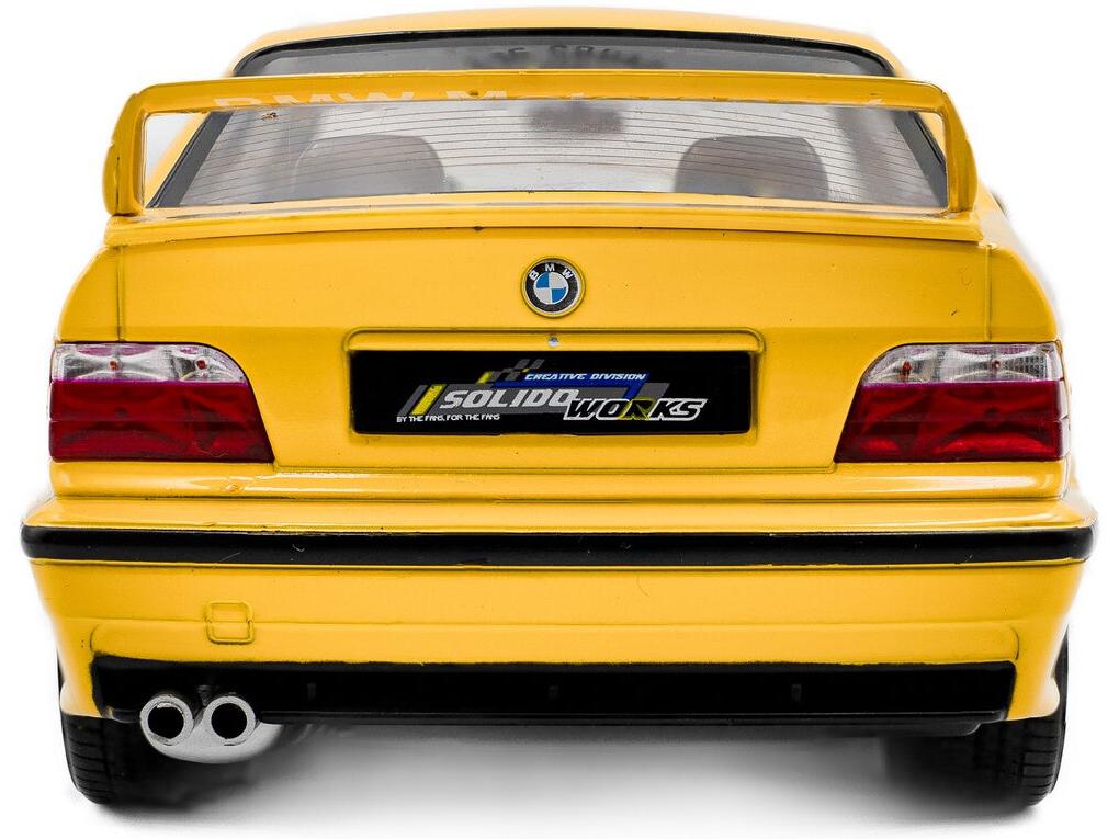 BMW M3 Coupe Solido Works Dakar Yellow 1991 1:18 Scale Diecast Model Car – Solido-Solido-Diecast Model Centre