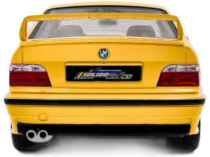 BMW M3 Coupe Solido Works Dakar Yellow 1991 1:18 Scale Diecast Model Car – Solido-Solido-Diecast Model Centre