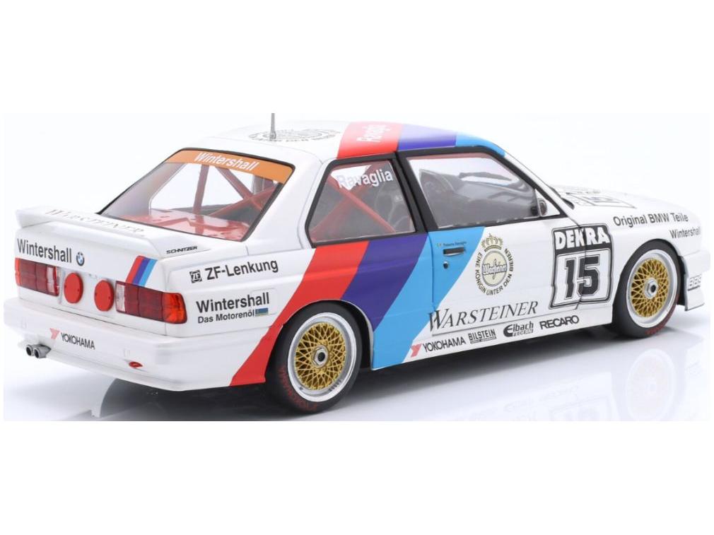 BMW M3 (E30) #15 DTM Champion 1989 Roberto Ravaglia 1:18 Scale Werk83 Diecast Model Car-Werk83-Diecast Model Centre