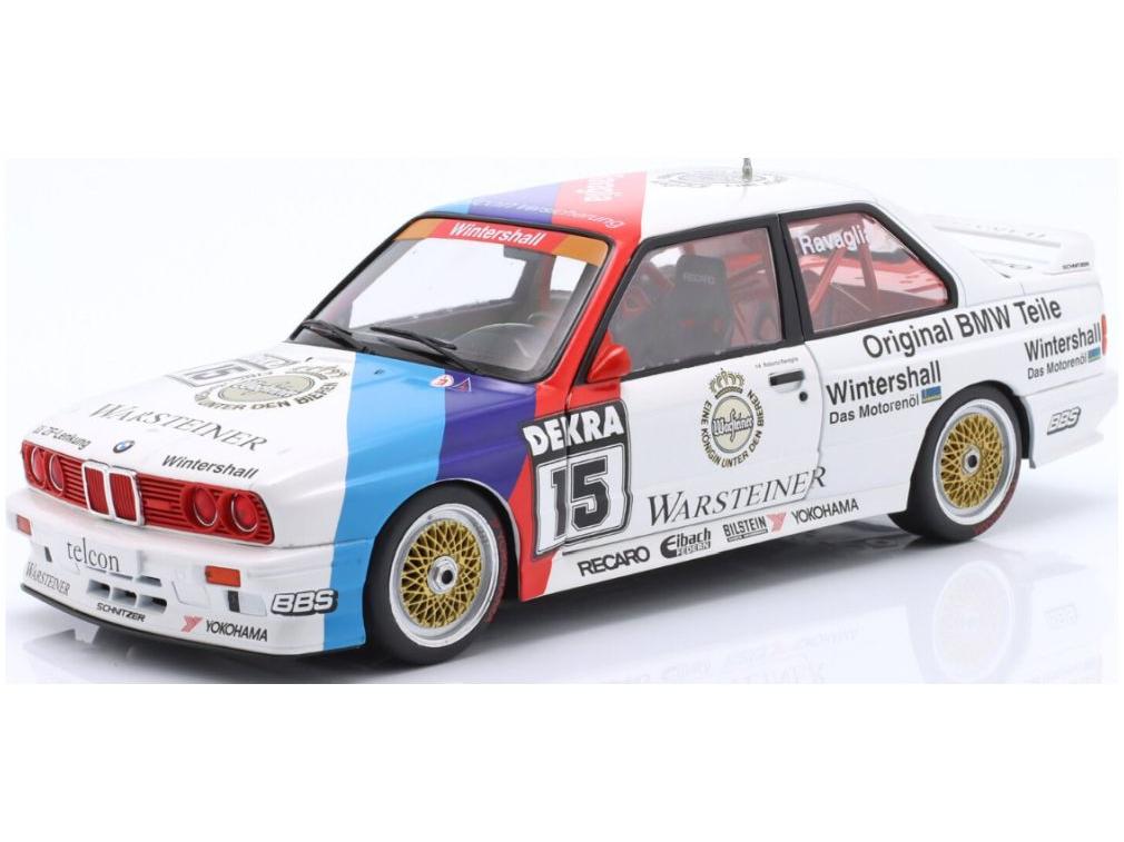 BMW M3 (E30) #15 DTM Champion 1989 Roberto Ravaglia 1:18 Scale Werk83 Diecast Model Car-Werk83-Diecast Model Centre