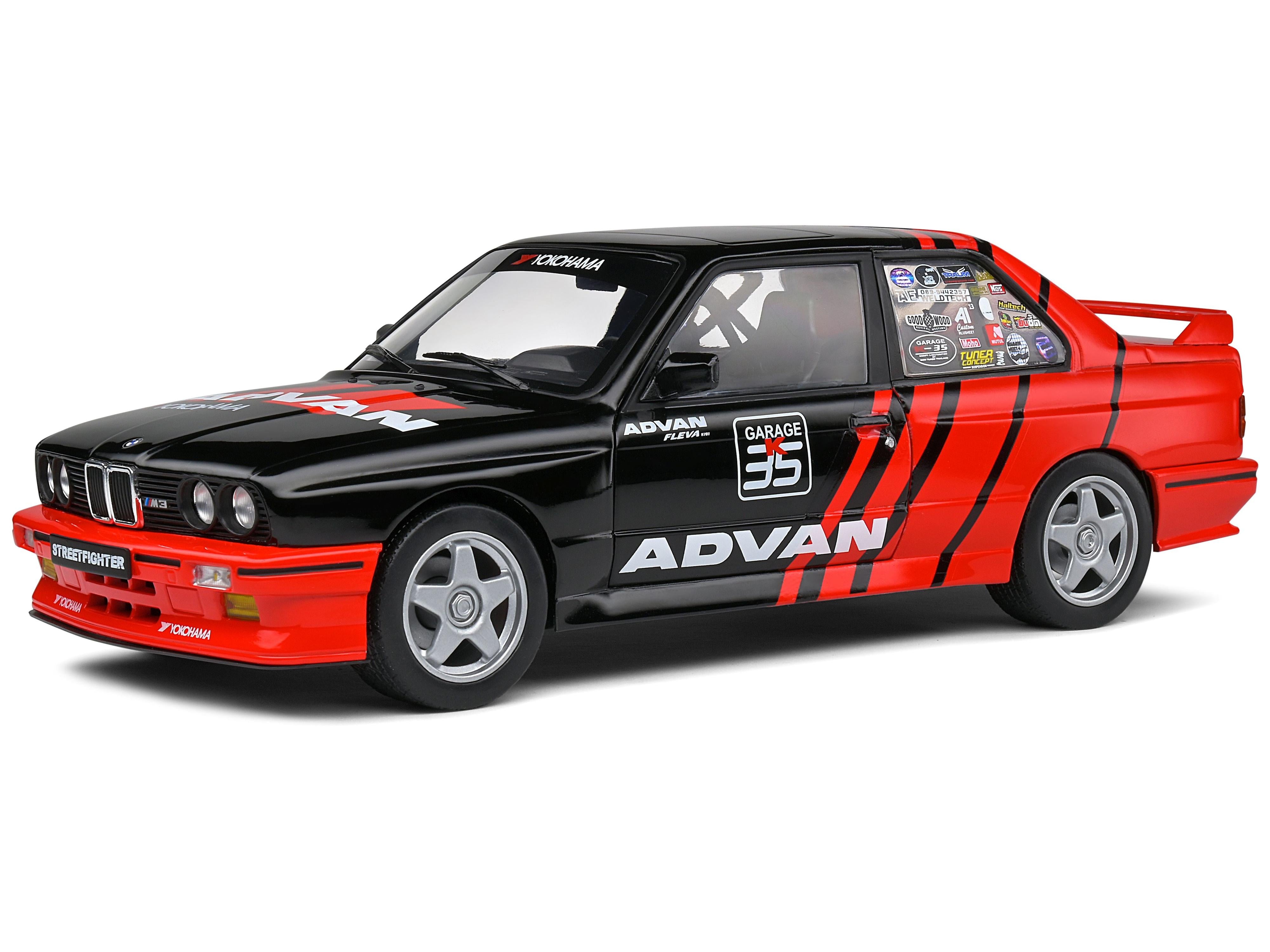 BMW M3 (E30) 1990 Drift Team Black 1:18 Scale Solido Diecast Model-Solido-Diecast Model Centre