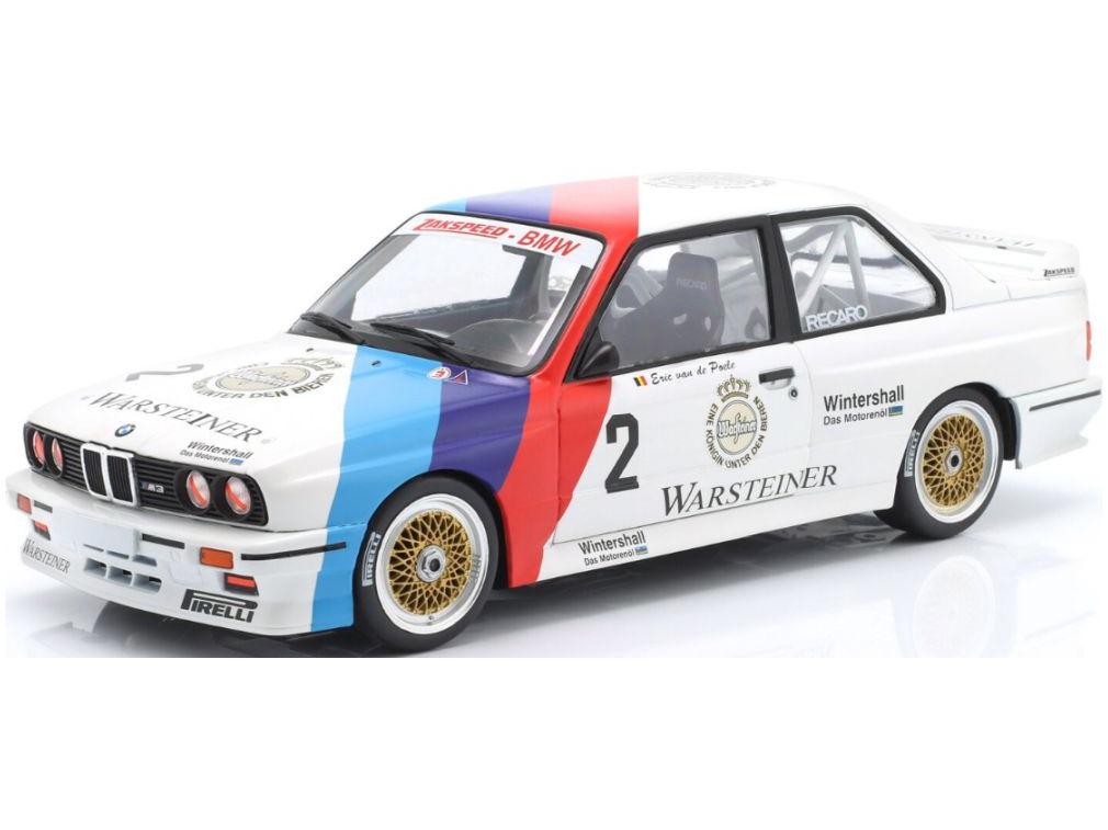 BMW M3 (E30) #2 DTM Champion 1987 Eric Van de Poele w/Collectors Box 1:18 Scale Werk83 Diecast Model Car-Werk83-Diecast Model Centre