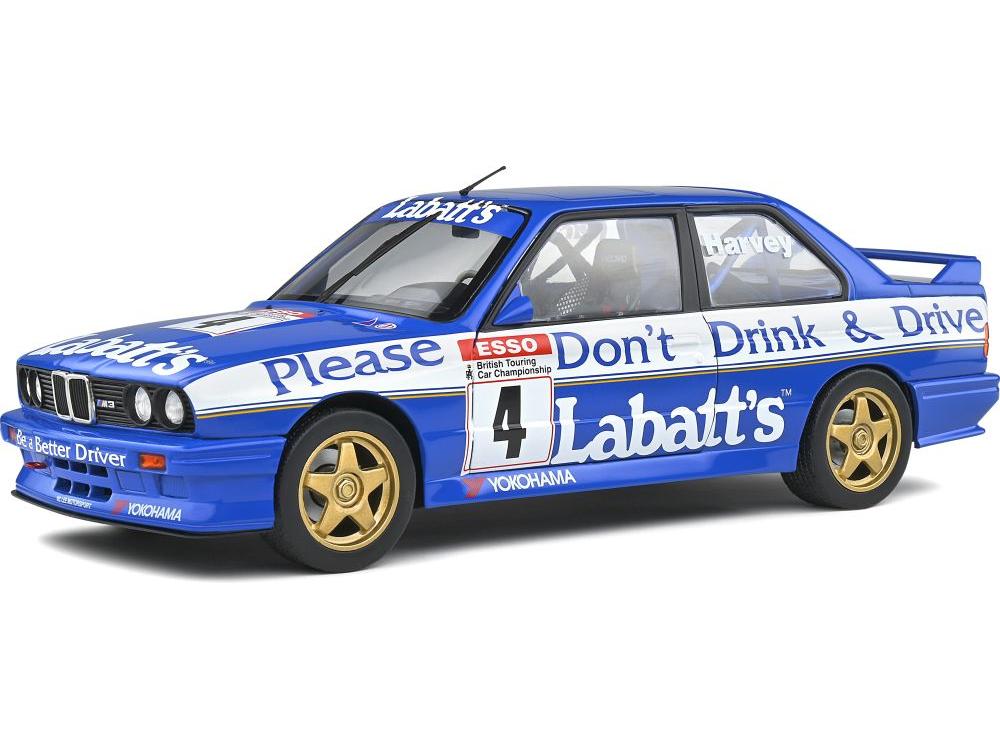 BMW M3 (E30) Tim Harvey BTCC 1991 1:18 Scale Solido Diecast Model-Solido-Diecast Model Centre