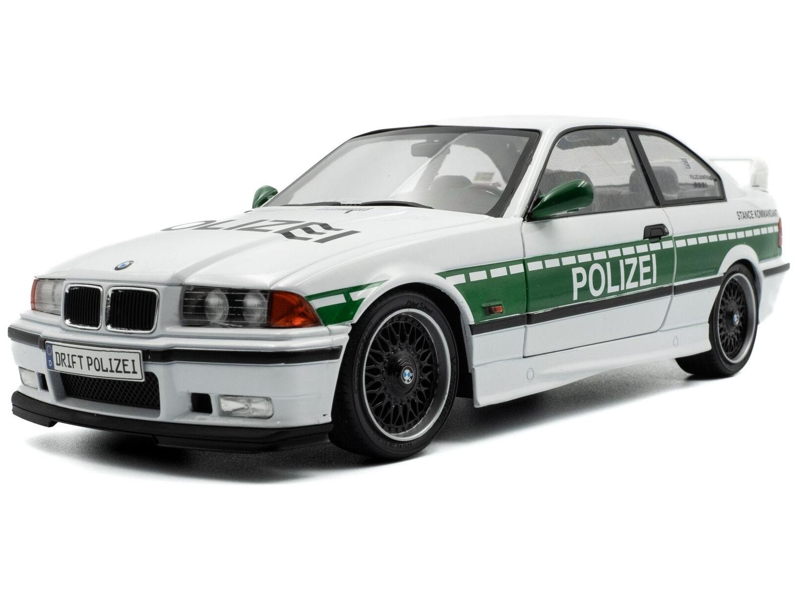 BMW M3 (E36) 1991 Solido Works Drift Polizei 1:18 Scale Solido Diecast Model-Solido-Diecast Model Centre