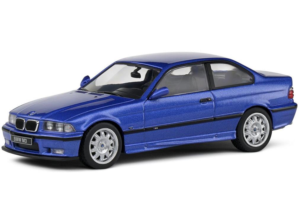 BMW M3 (E36) Coupe 1999 Blue 1:43 Scale Solido Diecast Model-Solido-Diecast Model Centre