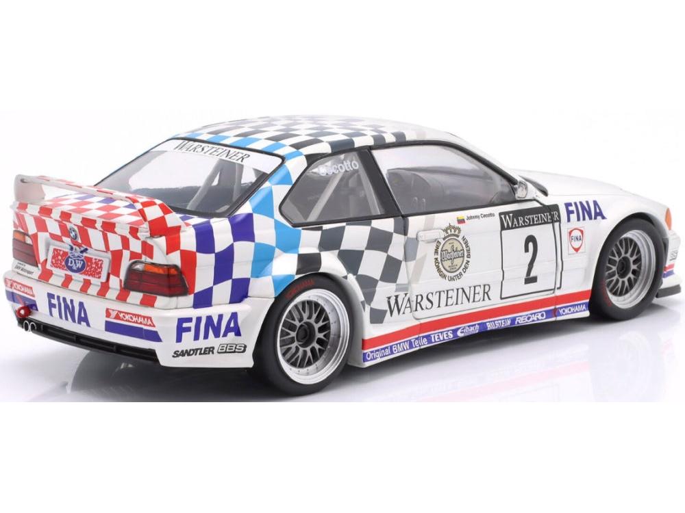 BMW M3 E36 GTR #2 ADAC GT Cup Champion 1993 Johnny Cecotto 1:18 Scale Diecast Model Car – Werk83-Werk83-Diecast Model Centre