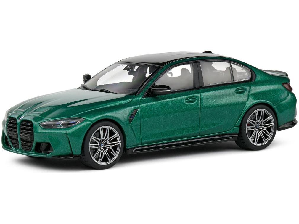 BMW M3 (G80) 2023 Green 1:43 Scale Solido Diecast Model-Solido-Diecast Model Centre