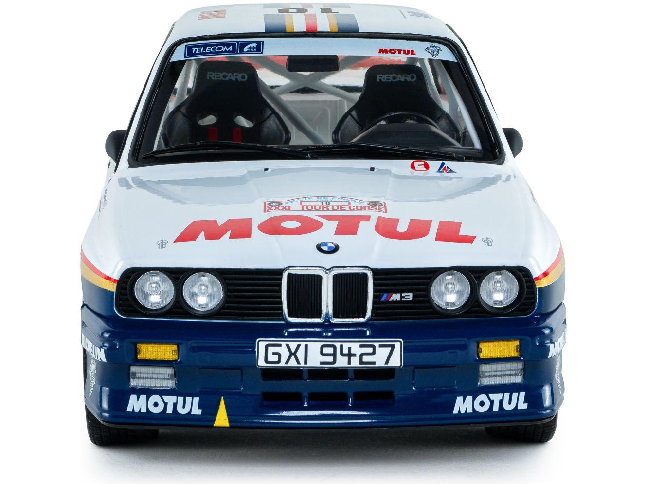 BMW M3 GR.A White #10 B.Beguin/J-J.Lenne Rallye Tour De Corse 1987 1:18 Scale Solido Diecast Model Car-Solido-Diecast Model Centre
