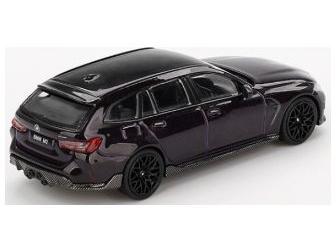 BMW M3 M Performance Touring Daytona Violet (LHD) 1:64 Scale MINI GT Diecast Model (Blister Packaging)-MINI GT-Diecast Model Centre