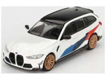 BMW M3 M Performance Touring (G81) Alpine White - 1:64 Scale-MINI GT-Diecast Model Centre