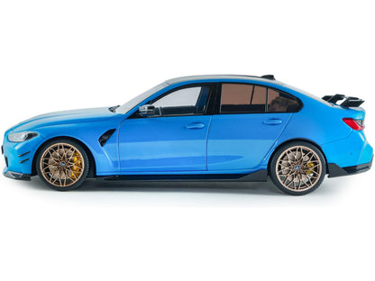 BMW M3 Performance Parts Daytona Beach Blue 2024 1:18 Scale Diecast Model Car – Solido-Solido-Diecast Model Centre