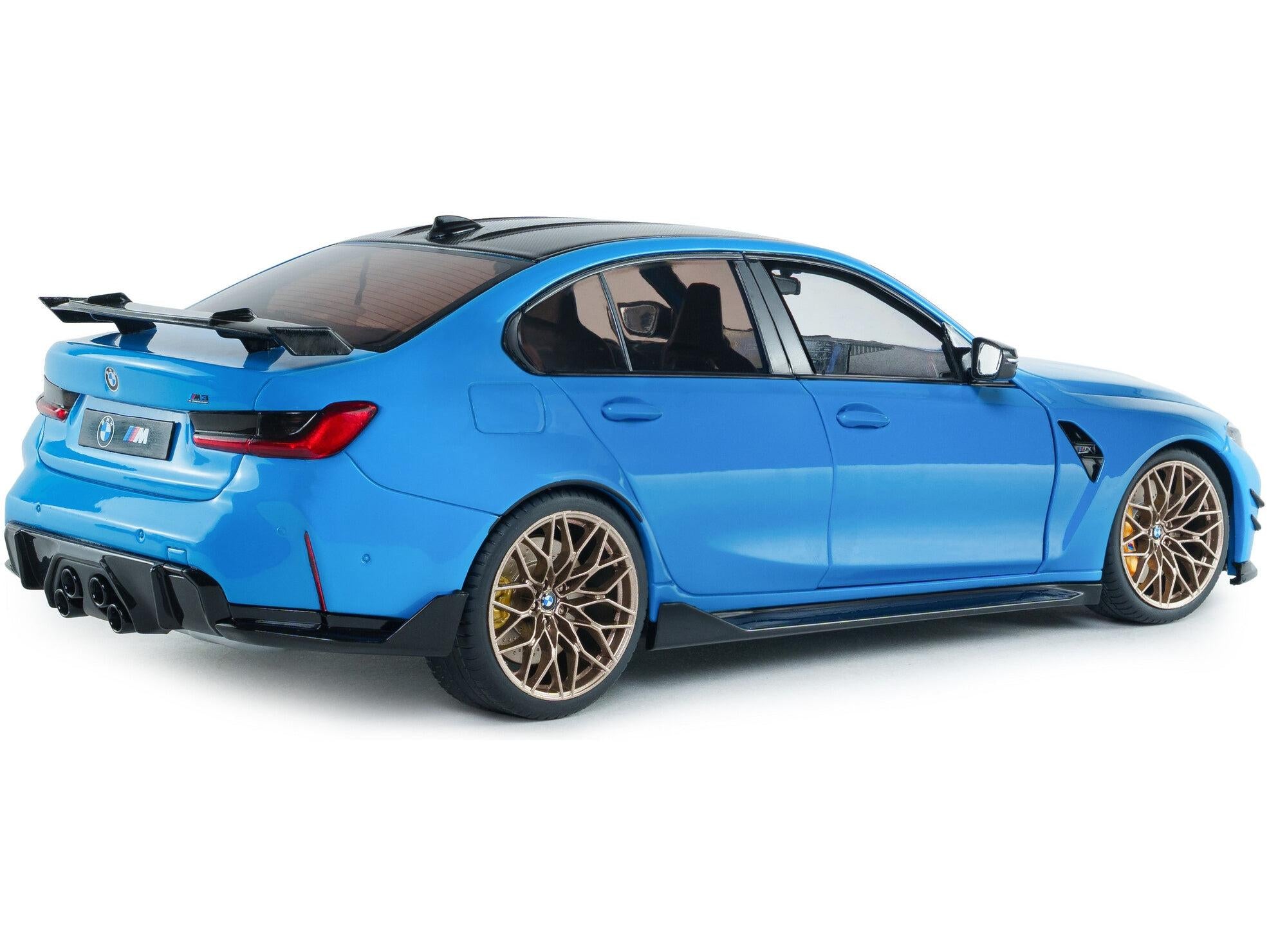 BMW M3 Performance Parts Daytona Beach Blue 2024 1:18 Scale Diecast Model Car – Solido-Solido-Diecast Model Centre