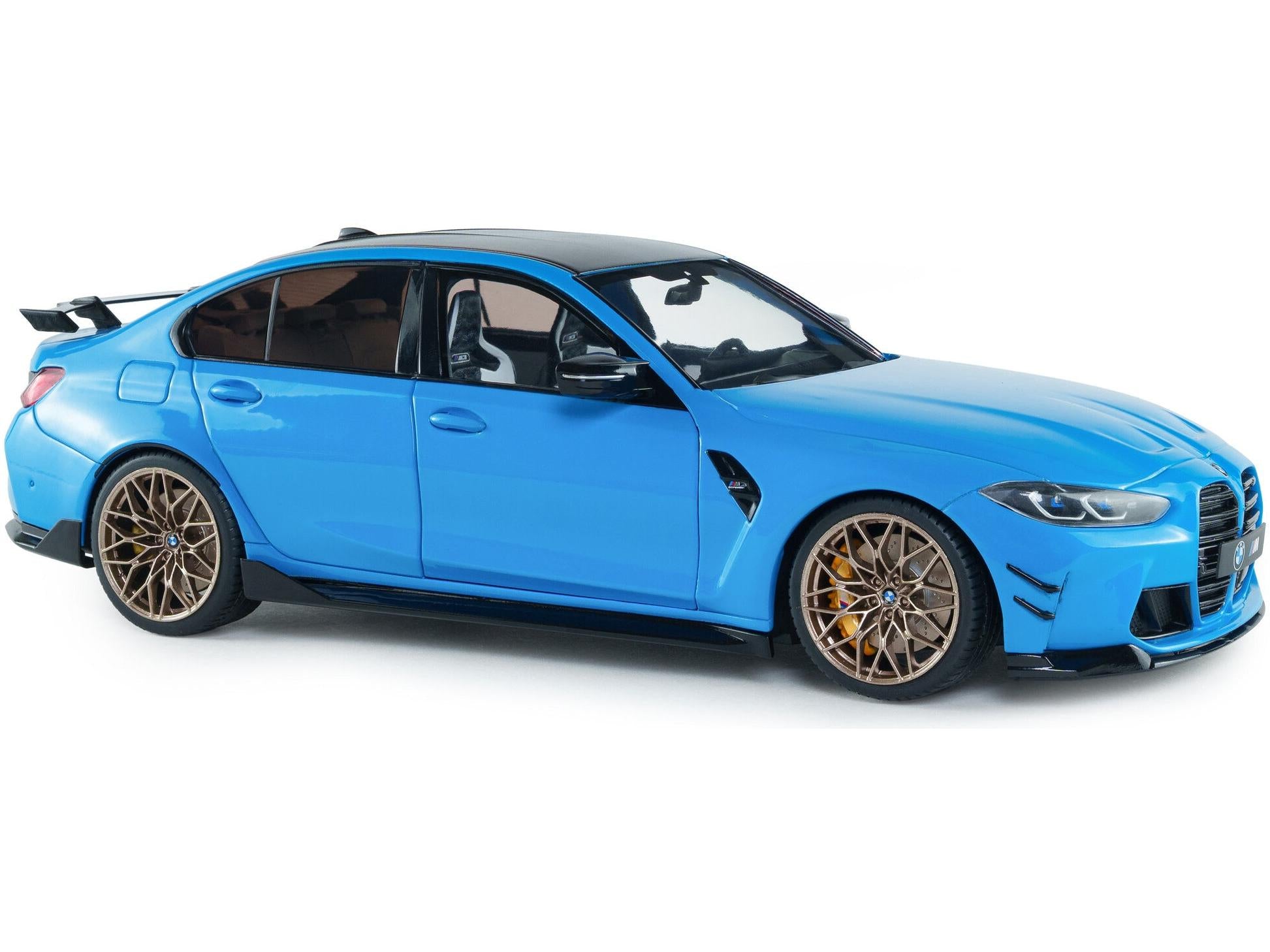 BMW M3 Performance Parts Daytona Beach Blue 2024 1:18 Scale Diecast Model Car – Solido-Solido-Diecast Model Centre
