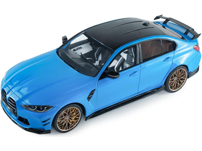 BMW M3 Performance Parts Daytona Beach Blue 2024 1:18 Scale Diecast Model Car – Solido-Solido-Diecast Model Centre