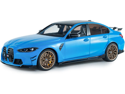 BMW M3 Performance Parts Daytona Beach Blue 2024 1:18 Scale Diecast Model Car – Solido-Solido-Diecast Model Centre