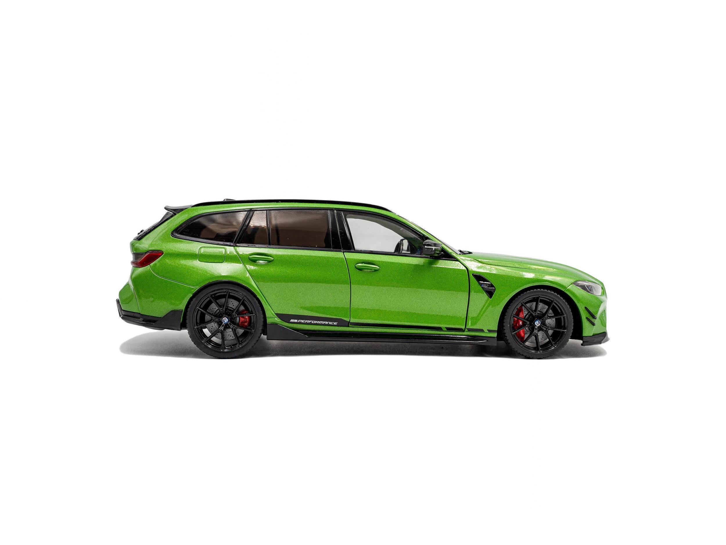 BMW M3 Touring w/Performance Parts Green Metallic 2024 1:18 Scale Solido Diecast Model Car-Solido-Diecast Model Centre