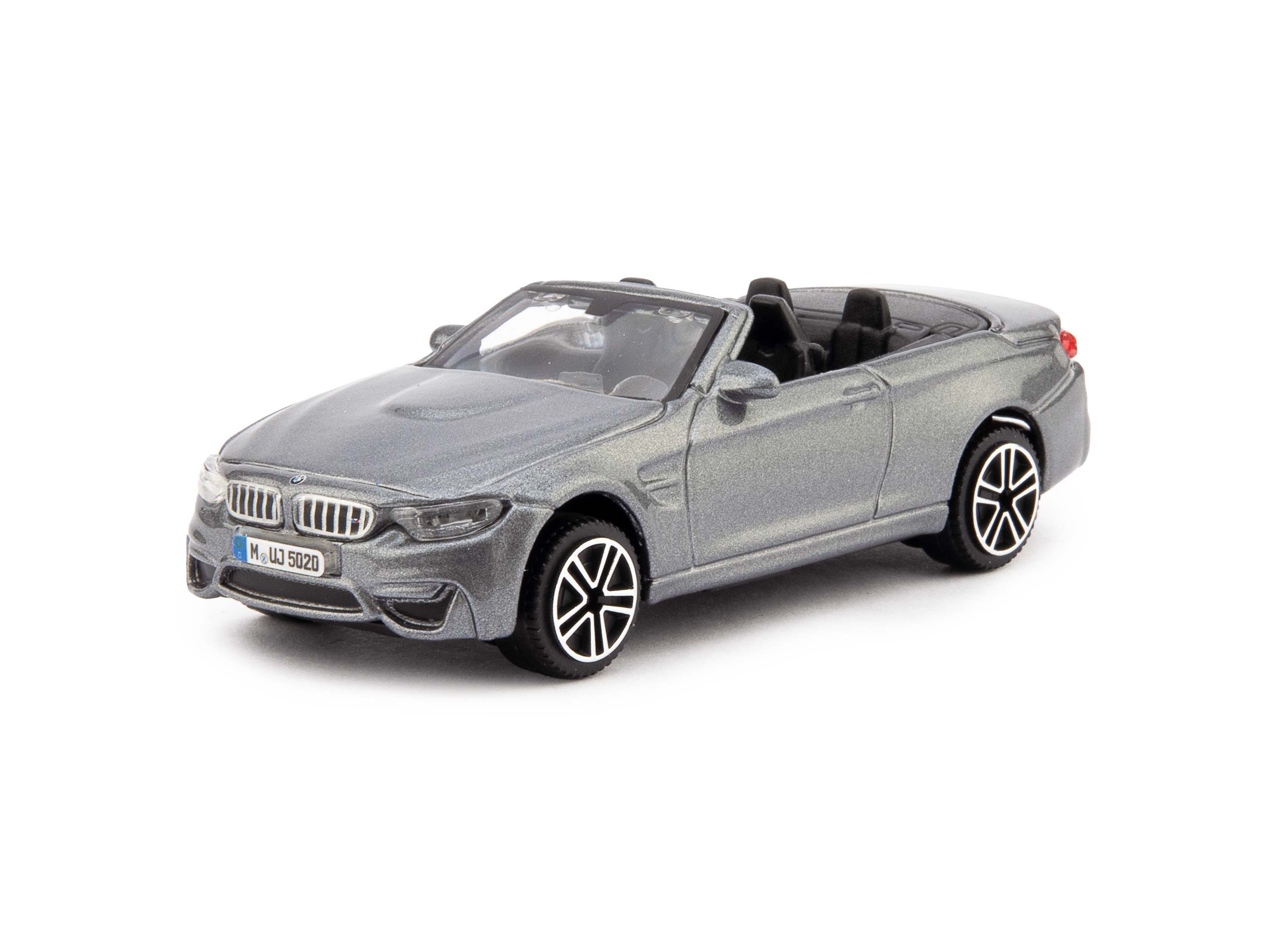 BMW M4 Cabriolet 2014 grey - 1:43 Scale Toy Car-Bburago-Diecast Model Centre
