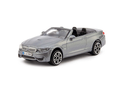 BMW M4 Cabriolet 2014 grey - 1:43 Scale Toy Car-Bburago-Diecast Model Centre