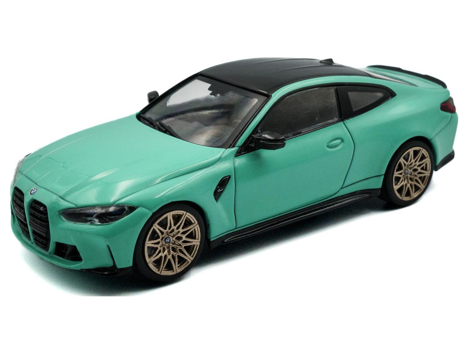 BMW M4 (G82) Competition 2023 Green 1:43 Scale Solido Diecast Model-Solido-Diecast Model Centre