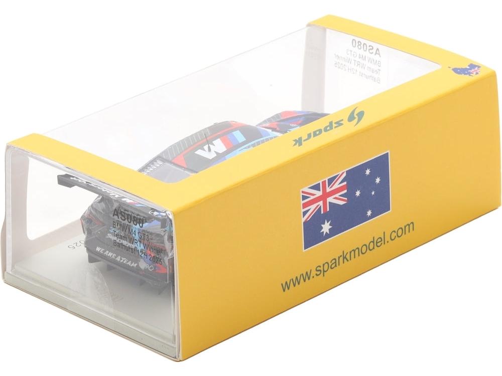 BMW M4 GT3 Team WRT #32 Winner Bathurst 12H 2025 Farfus/v.d Linde/v.d Linde 500pcs 1:43 Scale Resin Car – Spark-Spark-Diecast Model Centre