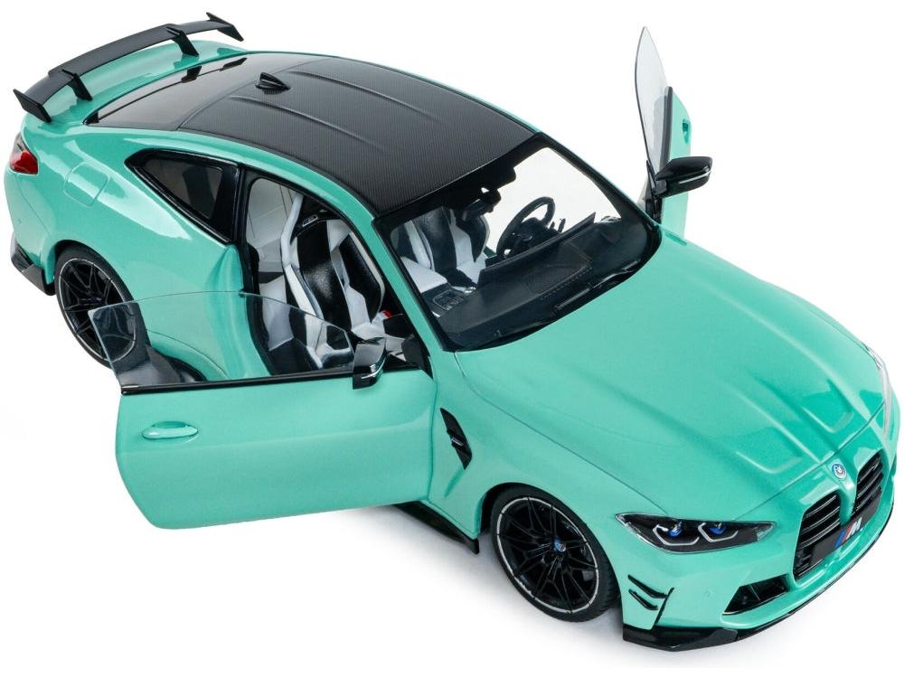 BMW M4 Peformance Parts Solido Works Turquoise 2025 1:18 Scale Diecast Model Car – Solido-Solido-Diecast Model Centre