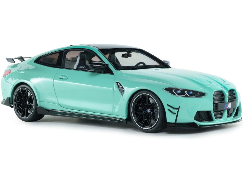 BMW M4 Peformance Parts Solido Works Turquoise 2025 1:18 Scale Diecast Model Car – Solido-Solido-Diecast Model Centre