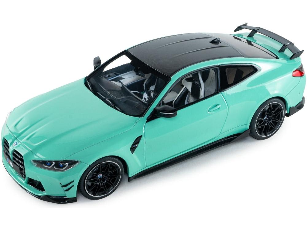 BMW M4 Peformance Parts Solido Works Turquoise 2025 1:18 Scale Diecast Model Car – Solido-Solido-Diecast Model Centre