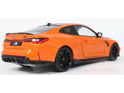 BMW M4 Performance Parts Individual Fire Orange 2025 1:18 Scale Solido Diecast Model Car-Solido-Diecast Model Centre
