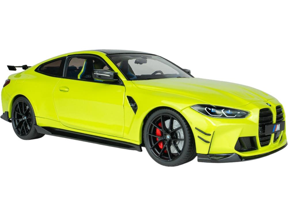 BMW M4 Performance Parts Sao Paolo Yellow 2025 1:18 Scale Diecast Car – Solido-Solido-Diecast Model Centre