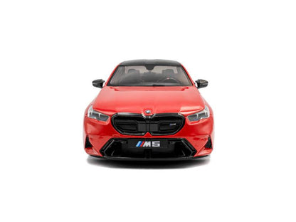 BMW M5 Fire Red 2025 1:18 Scale Solido Diecast Model Car-Solido-Diecast Model Centre