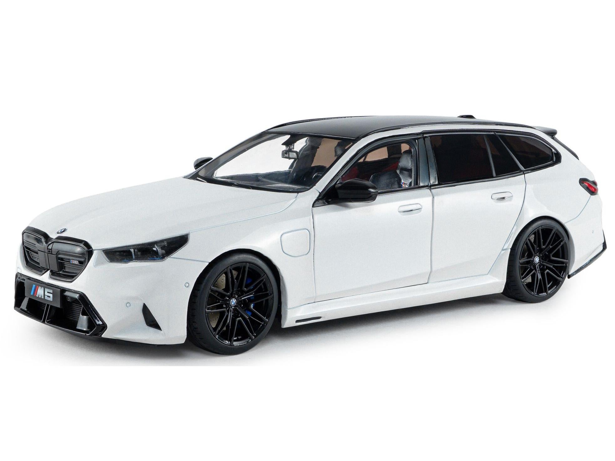 BMW M5 Touring Alpine White Solid 2025 1:18 Scale Solido Diecast Model Car-Solido-Diecast Model Centre