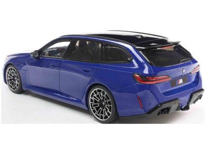 BMW M5 Touring Marina Bay Blue Metallic 2024 1:18 Scale Solido Diecast Model Car-Solido-Diecast Model Centre