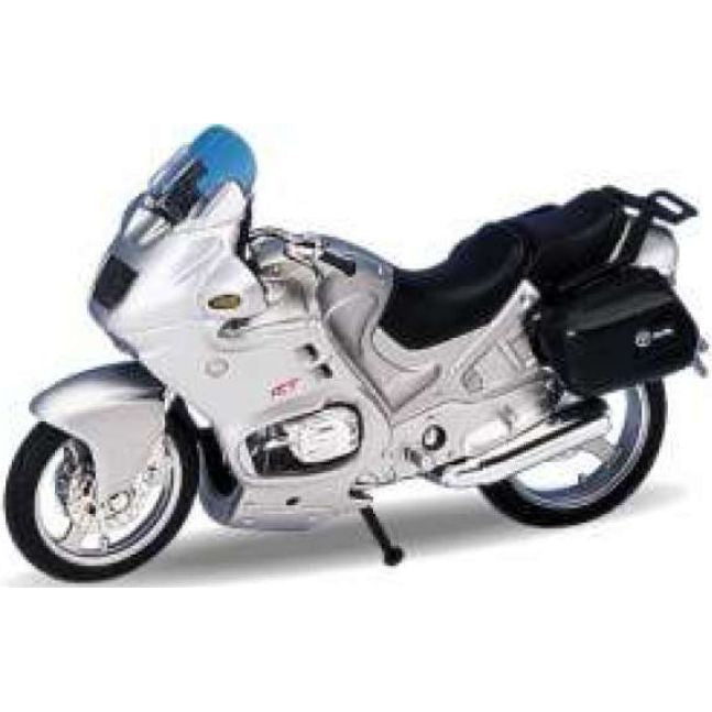 BMW R 1100 RT silver - 1:18 Scale Diecast Model Motorcycle-Welly-Diecast Model Centre