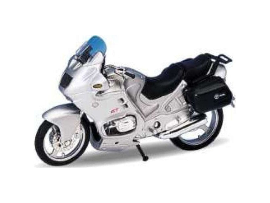 BMW R 1100 RT silver - 1:18 Scale Diecast Model Motorcycle-Welly-Diecast Model Centre