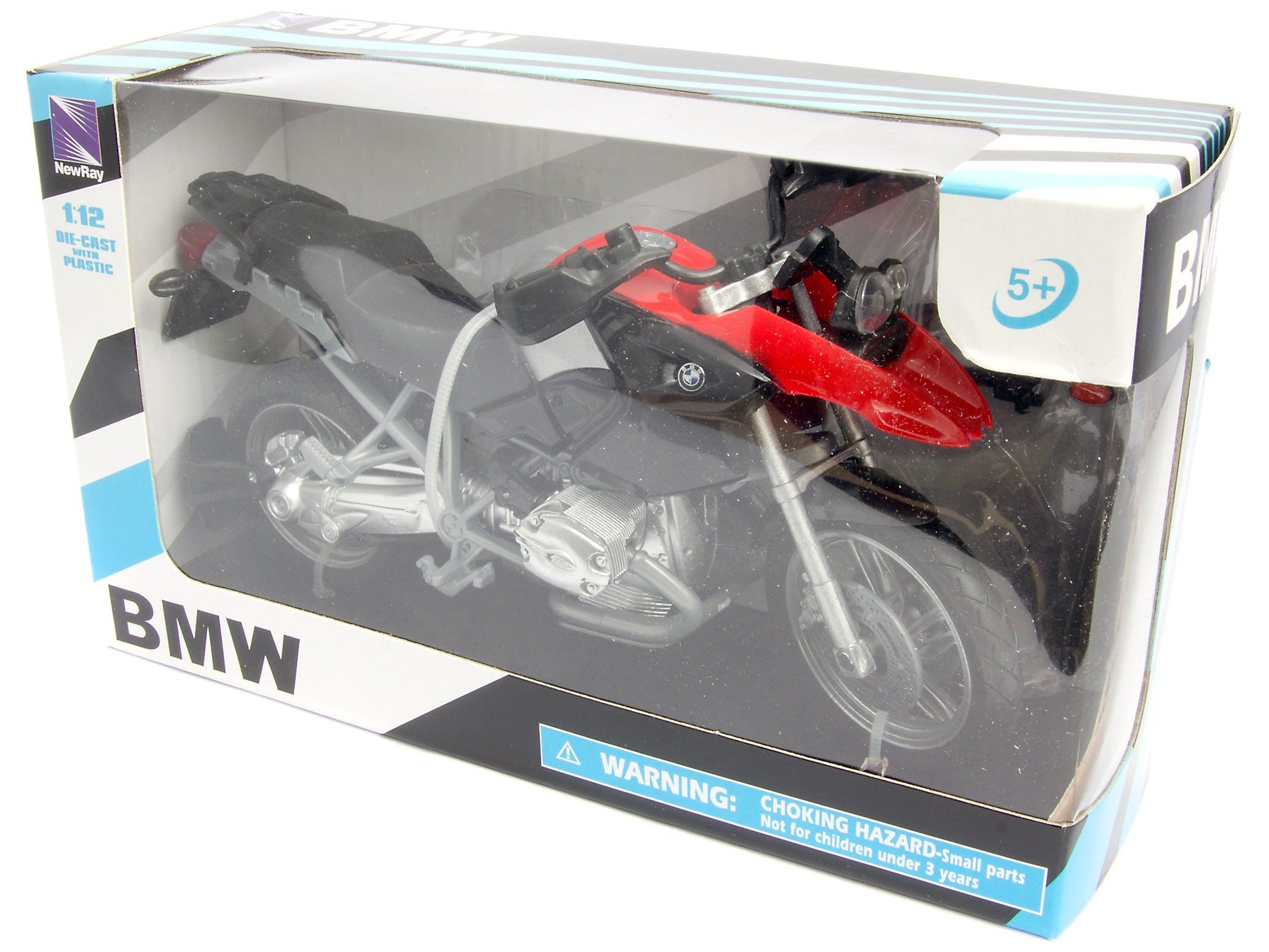 BMW R 1200 GS red - 1:12 Scale Motorbike Model-NewRay-Diecast Model Centre