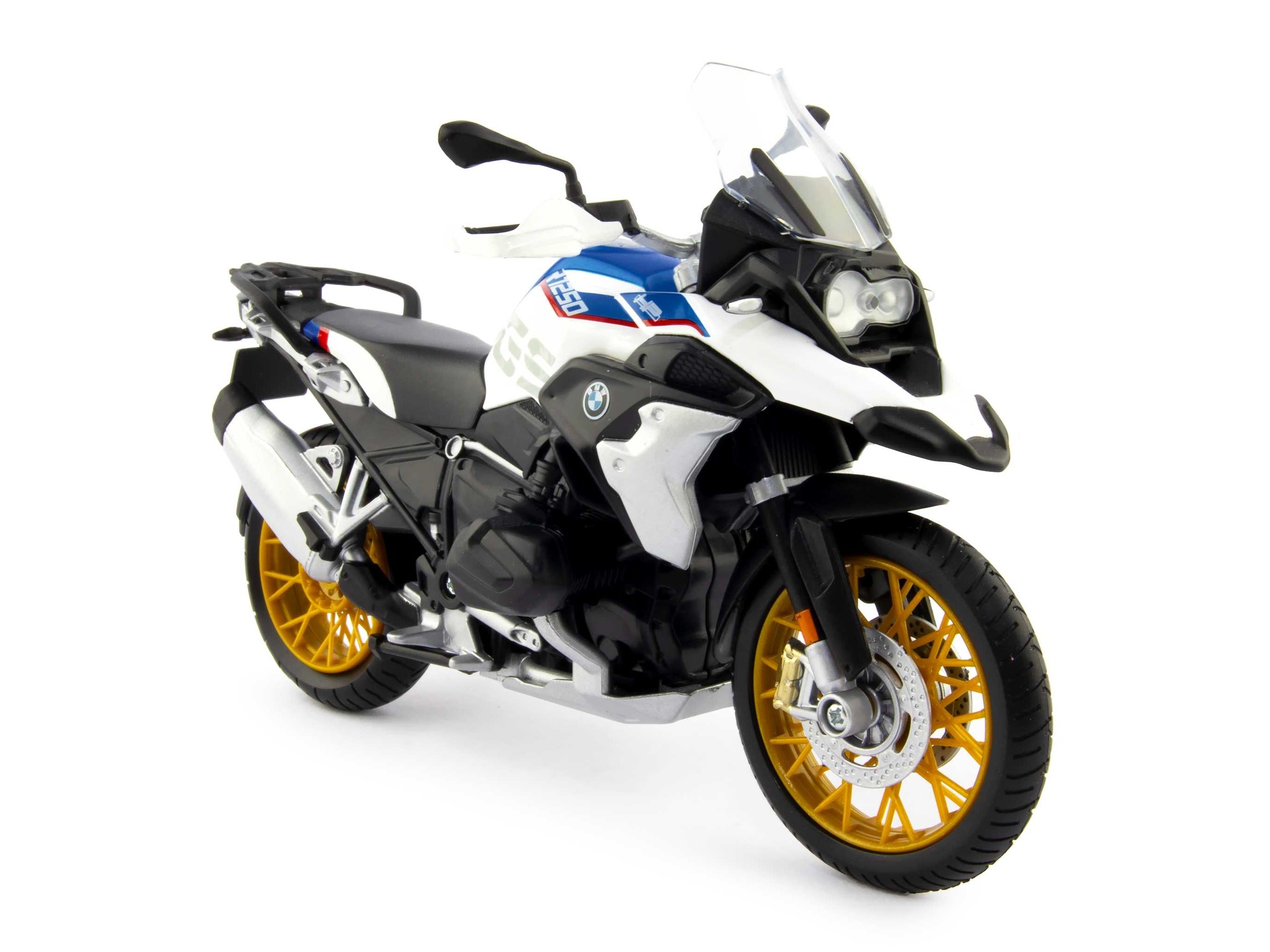 BMW R 1250 GS diecast 1:12 White/Blue Maisto Motorcycle Model