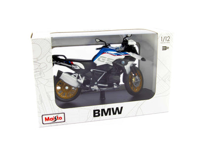 BMW R 1250 GS diecast 1:12 White/Blue Maisto Motorcycle Model