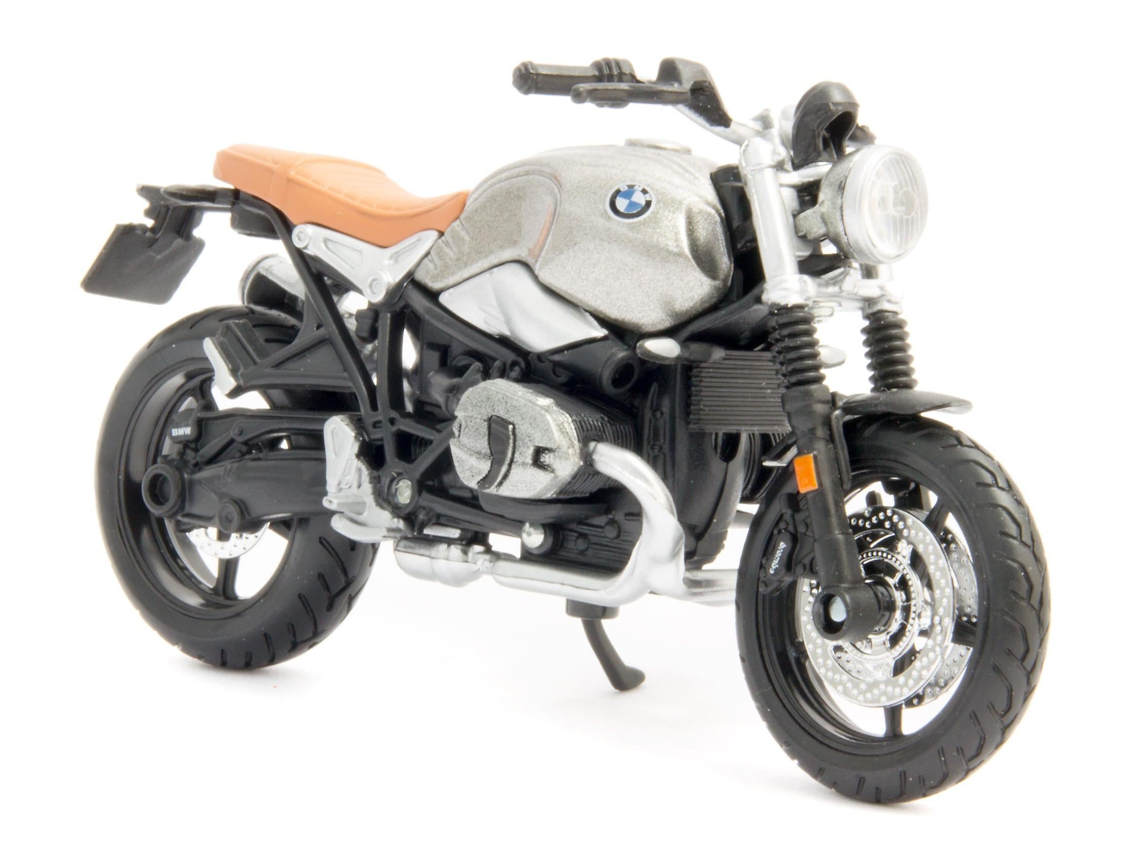 BMW R nineT Scrambler Grey 1:18 Scale Maisto Diecast Model-Maisto-Diecast Model Centre