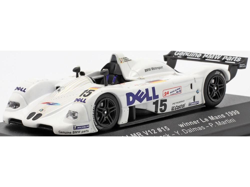 BMW V12 LMR #15 Winner 24h Le Mans 1999 Winkelhock/Dalmas/Martini 1:43 Scale IXO Diecast Model Car-IXO-Diecast Model Centre