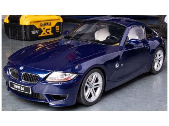 BMW Z4 M Coupe Interlagos Blue Metallic 2006 1:18 Scale Resin Model Car – OttOmobile-OttOmobile-Diecast Model Centre