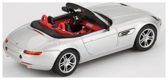 BMW Z8 Silver (LHD) 1:64 Scale MINI GT Diecast Model (Blister Packaging)-MINI GT-Diecast Model Centre