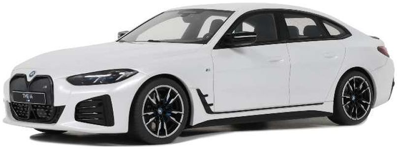 BMW i4 M50 2021 Mineral White Metallic C6A 1:18 Scale OttOmobile Resin Model-OttOmobile-Diecast Model Centre