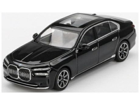 BMW i7 eDrive50 Black Sapphire - 1:64 Scale Model Car-MINI GT-Diecast Model Centre